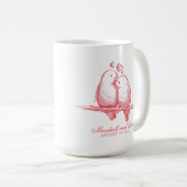 Süßer LovebirdsValentine, der klassische Tasse (VorderseiteRechts)