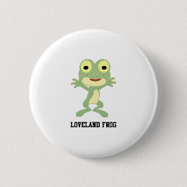 Süßer Loveland-Frosch Button