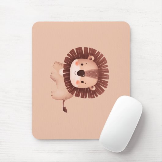 Süßer Löwe Mousepad (Mit Mouse)