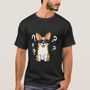 Süßer lustiger Corgi-Welpe lustiger inkognito Hund T-Shirt