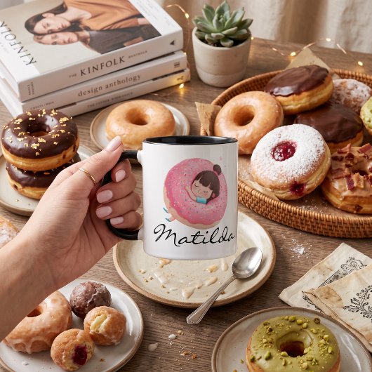Süßer lustiger Donut Tasse