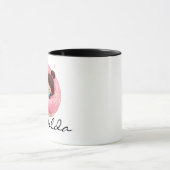 Süßer lustiger Donut  Tasse (Zentrum)