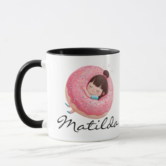 Süßer lustiger Donut  Tasse (Links)