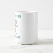 süßer lustiger Faultier Kaffeetasse (Mittel)