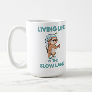 süßer lustiger Faultier Kaffeetasse