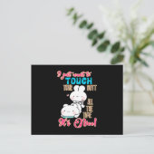 Süßer lustiger Hase, ich will einfach nur deinen H Postkarte (Stehend Vorderseite)