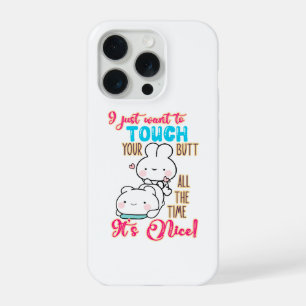Süßer Lustiger Hase Ich Will Nur Deinen Hintern Be iPhone 15 Pro Hülle