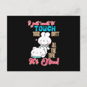 Süßer Lustiger Hase Ich Will Nur Deinen Hintern Be Postkarte (Vorderseite)