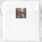 Süßer Lustiger Murmeltier Aufkleber (Tasche)