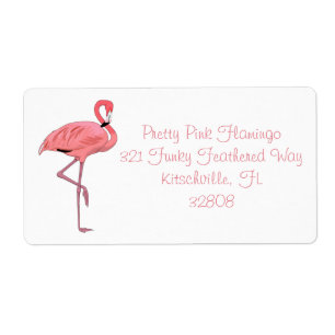 Süßer lustiger rosa Flamingo