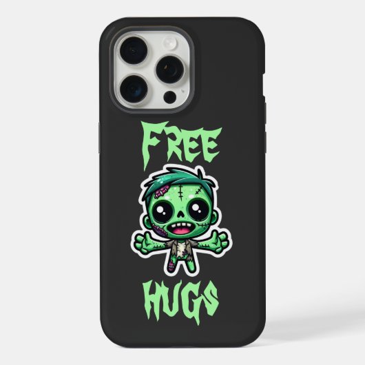 Süßer, lustiger Zombie iPhone Hülle (Rückseite)