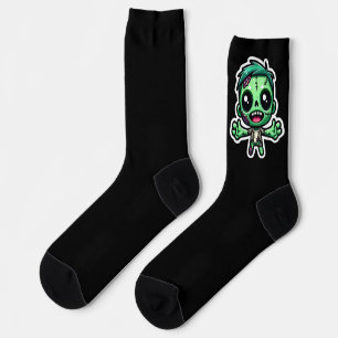süßer lustiger Zombie Socken