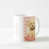 Süßer Maltipoo Kaffeetasse (VorderseiteRechts)