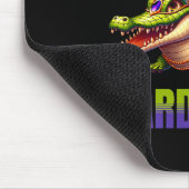 Süßer Mardi-Gras-Alligator Mardigator K Mousepad (Ecke)