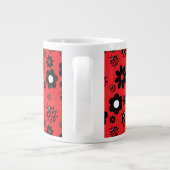 Süßer Marienkäfer gemustert Jumbo-Tasse (Rückseite)