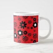 Süßer Marienkäfer gemustert Jumbo-Tasse (Rechts)