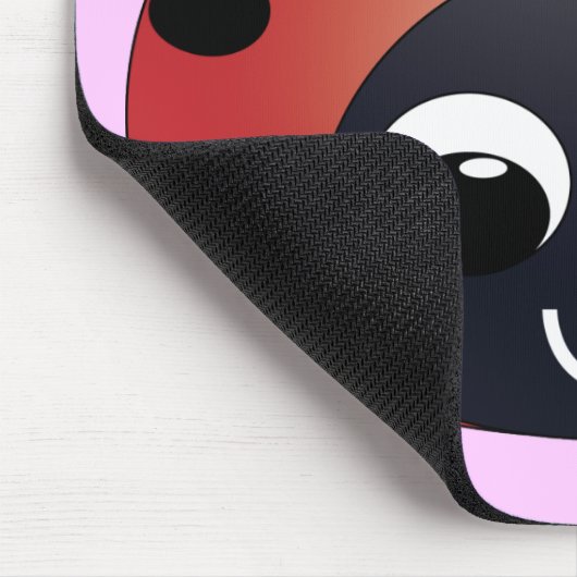Süßer Marienkäfer Mousepad (Ecke)