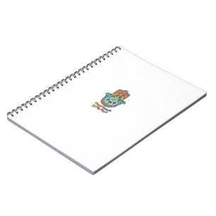 Süßer marokkanischer Kawaii-Hamsa-Hamsa-Hand-Aufkl Notizblock