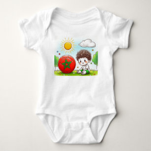 Süßer Marokko-Baby-Body – Kleine marokkanische Pri Baby Strampler