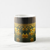 Süßer März-Igel mit Aquamarin-Herz Kaffeetasse (Mittel)