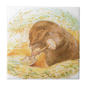 Süßer Maulwurf (Tierkunst für Kinder) (Beatrix Pot Fliese