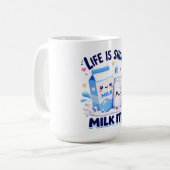Süßer Milchliebhaber Kaffeetasse (Vorderseite Links)