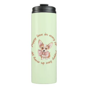 Süßer minimaler Thermal-Tumbler für Hunde-Liebhabe Thermosbecher