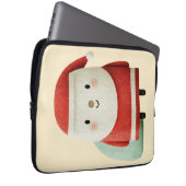 Süßer minimalistischer Weihnachtsmann Laptopschutzhülle (Vorne Rechts)