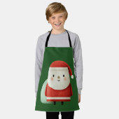 Süßer minimalistischer Weihnachtsmann Schürze (Getragen)