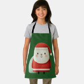 Süßer minimalistischer Weihnachtsmann Schürze (Insitu)