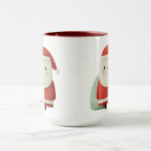 Süßer minimalistischer Weihnachtsmann Tasse (Zentrum)