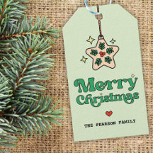 Süßer Mistelzweig-Stern-Ornament Frohe Weihnachten