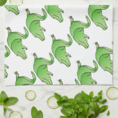 Süßer moderner Alligator Handtuch (Gefaltet)