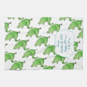 Süßer moderner Alligator Handtuch (Horizontal)