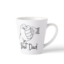 Süßer moderner bester Papa