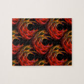 Süßer moderner Boho-eleganter abstrakter Kunstmust Puzzle (Horizontal)