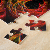 Süßer moderner Boho-eleganter abstrakter Kunstmust Puzzle (Seite)