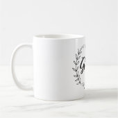 Süßer moderner lustiger Spruch Kaffeetasse (Links)