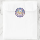 Süßer Mond Bettzeit Aufkleber (Tasche)