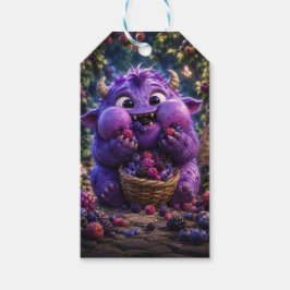 Süßer Monster-Fantasy-Waldkunst-Dieb der Beeren Geschenkanhänger