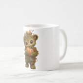 Süßer Moosbär-Kürbis-Becher Kaffeetasse (VorderseiteRechts)