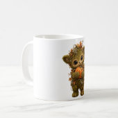 Süßer Moosbär-Kürbis-Becher Kaffeetasse (Vorderseite Links)