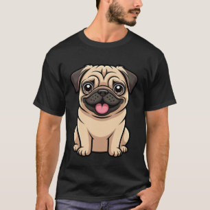 Süßer Mops-Fan T-Shirt