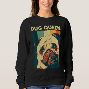 Süßer Mops für Frauen Mutter Haustier Hund Welpe R Sweatshirt