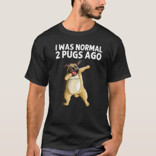Süßer Mops für Männer Frauen Mops Hund Dabbing Hau T-Shirt