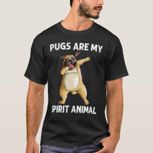 Süßer Mops für Männer Frauen Mops Hund Dabbing Hau T-Shirt