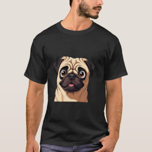 Süßer Mops-Hund T-Shirt