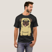 Süßer Mops Klassiker 246 T-Shirt (Vorne ganz)
