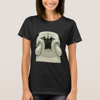 Süßer Mops mit großen Backen Classic 105 T-Shirt