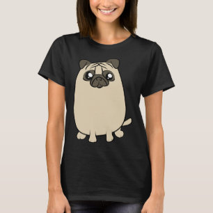Süßer Mops Möpse Hund Haustier kleiner Hund Mops 4 T-Shirt